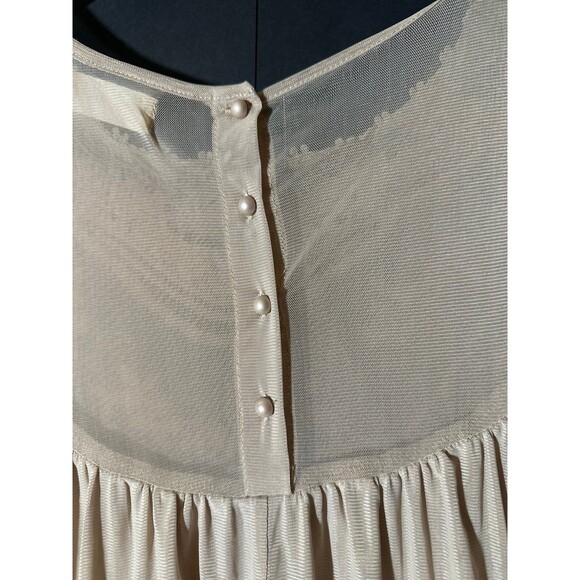 Altar'd State Boho Lace Embroidered Cream Long Sleeve Top - Picture 3 of 7